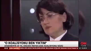 Akşener'in 26 yıl önceki Refah-Ana koalisyonu sözü gündem oldu