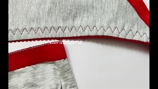 ست شورت و سوتین نخی فنردار پانیذ 9004 - البرا