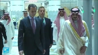 الرئیس السوری بشار الأسد فی مدینة جدة السعودیة لحضور قمة الجامعة العربیة