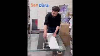 آموزش اجرای رنگ دکوراتیو کهکشانی