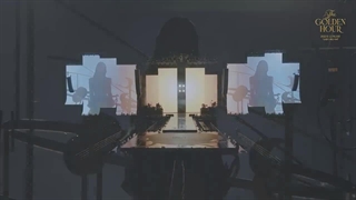 کنسرت ساعت طلایی با آهنگ eight از آیو