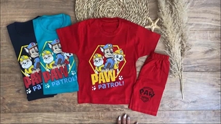 خرید تیشرت شلوارک پسرانه مدل سگ های نگهبان