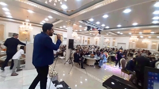 اجرای سامان طهرانی در جشن شرکت آپتوس