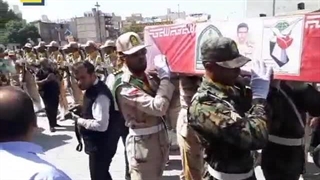 تشییع شهدای حادثه تروریستی سراوان در مشهد مقدس ۲ خرداد ۱۴۰۲