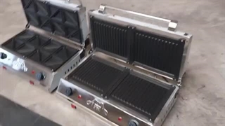 دستگاه اسنک ساز میکر پنینی ساز میکر ساندویچ میکر صنعتی بازار طلایی ۰۹۹۲۵۰۴۰۶۶۳