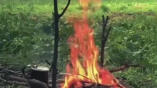 صدای آرامش بخش اتش در طبیعت ♡شب بخیر♡ فایتینگ