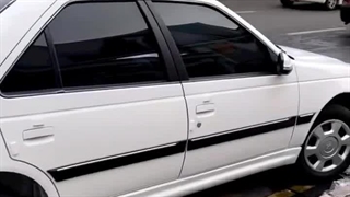 مانیتور اندروید پژو پارس با قابلیت اتصال به دوربین دنده عقب