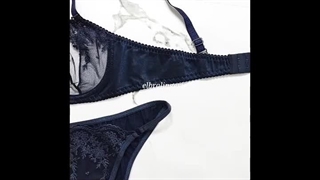 ست شورت و سوتین تور گاز فنردار پانیذ 9030 - البرا