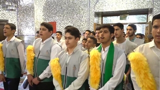 خادمیاران دهه هشتادی حرم مطهر رضوی در دهه کرامت 1402