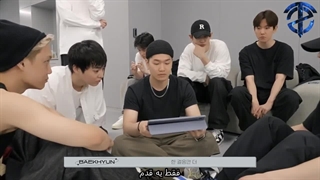 تماشای پشت صحنه دنس پرکتیس فن میتینگ EXO CLOCK با زیرنویس فارسی چسبیده