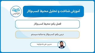 تعریف کسب و کار به عنوان یک سیستم چیست؟ علی خادم الرضا