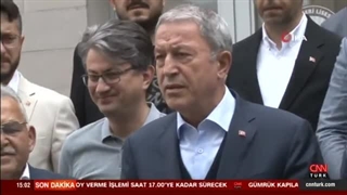 Bakan Hulusi Akar Kayseri'de oy kullandı: Şimdi söz sırası vatandaşımızda