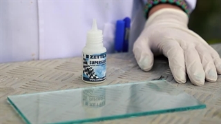 تست چسب قطره ای Zettex SuperGlue
