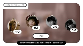 لاین آپ آهنگ i don’t understand but i love you از سونتین