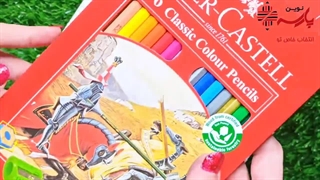 خرید مدادرنگی 36 رنگ جعبه مقوایی فابرکاستل