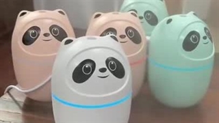 دستگاه بخور سرد مینی طرح پاندا چراغ دار حجم 220 میل