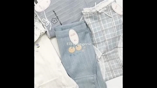 شورت نخی زنانه آلبالو آویشن آبی