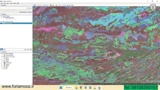 نمایش لایه کاتگوری های فرسایش خاک ایران در Google earth