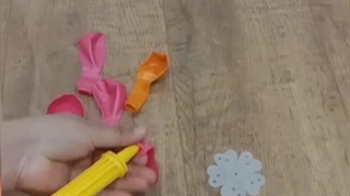 گل پلاستیکی بادکنک آرایی