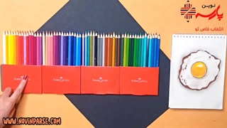 مدادرنگی 60 رنگ جعبه مقوایی فابرکاستل