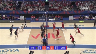 خلاصه بازی ژاپن (۳) - (۰) ایران، مسابقات لیگ ملتهای والیبال مردان ۲۰۲۳