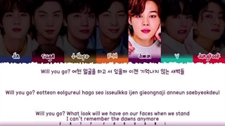 لیریک آهنگ TAKE TWO بی تی اس (color coded lyrics)