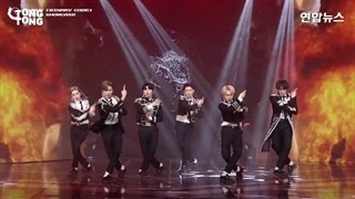 اجرای اهنگ polarity در شوکیس آلبوم  Binary code از ONEUS ▪¤•♧