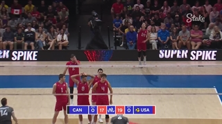 خلاصه بازی آمریکا (3) - (0) کانادا در لیگ ملتهای والیبال 2023