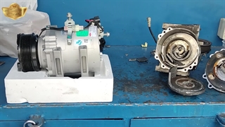 تعویض تخصصی کمپرسور کولر X22 در مرکز باطری سازی کاراک