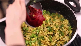 طرز تهیه لوبیا پلو با مرغ