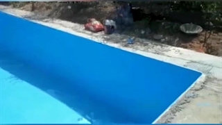 اجرای آب بندی استخر با رنگ استخری فوق کشسان دکترنانو