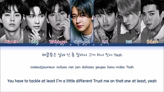 لیریک آهنگ DON`T FIGHT THE FEELING اکسو (color coded lyrics)