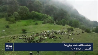 طبیعت بکر میان بند گلستان