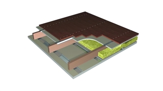 عایق کف با روش نصب پشم سنگ عایق صدا