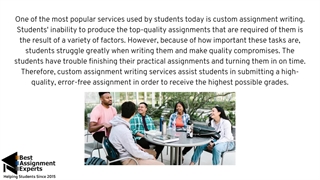 custom assignment writing service