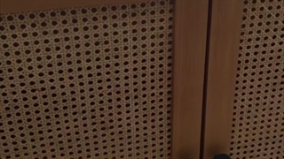 کنسول حصیری تمام چوب