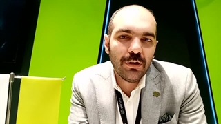 گفتگو با صالح بنی اسد مدیر بازاریابی شرکت ارتباطات مبین نت در بیست و ششمین نمایشگاه بین‌المللی الکامپ