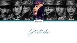 لیریک فارسی اهنگ grl  gvng  از اکس جی با زیرنویس فارسی و کد رنگی