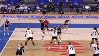 خلاصه بازی آمریکا (۳) - (۱) آلمان در رقابتهای لیگ ملتهای والیبال بانوان ۲۰۲۳