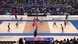 خلاصه بازی ژاپن (3)  - (2) چین در رقابتهای لیگ ملتهای والیبال 2023