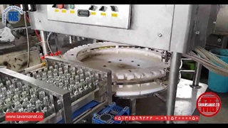 دستگاه پرکن و دربند مخصوص شیشه روغن و سس توان صنعت | 09152000050