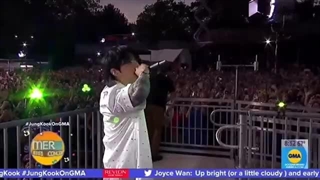 اجرای آهنگ "Euphoria" از جانگکوک در کنسرت تابستانی GMA