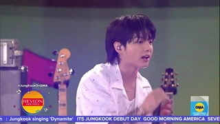 اجرای آهنگ Dynamite از جونگ کوک در کنسرت تابستانی GMA