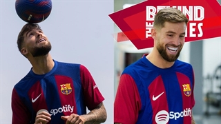 معارفه اینیگو مارتینز در بارسلونا (پشت صحنه)