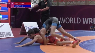 Dias MARATOV (KAZ) df. Armin Ali Mohammad GHOLI GALEH (IRI)