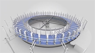 ساخت سالن شیردوشی مدرن گاوداری