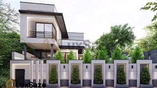 پروژه طراحی نما و محوطه ویلایی در فشم