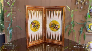 تخته نرد خاتم سه کاره چوگان