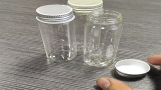 بطری شیشه ای مک کارتی 9 سانتی مناسب برای ادویه جات و زعفران - فروشگاه آنا قاین