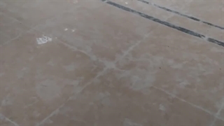 کفسابی با رزین جولی (رزین ساب) - کفسابی نیکان ساب - ویدیو قبل از انجام کف سابی در ساختمان نوساز